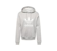 ADIDAS ORIGINALS Sudadera 'Adicolor Classics Trefoil' gris moteado / blanco S gris moteado / blanco
