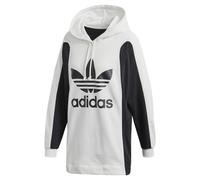 Adidas Originals Sudadera Bellista Para Mujer Blanca Trefoil Blanca