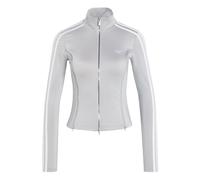 Adidas Originals - Sudadera con cremallera y logo - Sweatshirts & Hoodies - Mujer - Gris - XL -