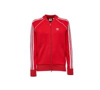 Adidas Originals- Sudadera con Cremallera Estiloso- Sweatshirts & Hoodies- Mujer- Rojo- 2XS- Sudadera con Cremallera Estiloso