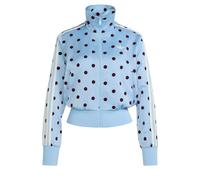 Chaqueta de chandal Crop adidas Originals Satin Polka Dots para mujer Azul XXS