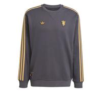 ADIDAS ORIGINALS Sudadera 'Manchester United Terrace Icons' añil / dorado / negro XSxTallas normales añil / dorado / negro