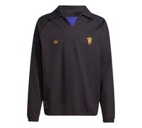 ADIDAS ORIGINALS Sudadera 'Manchester United Terrace Icons' dorado / negro XXL dorado / negro