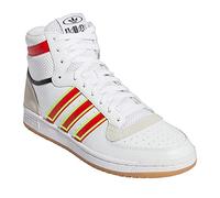 adidas Originals Top Ten Hi - Zapatillas para hombre, Blanco Rojo Brillante Amarillo, 43 1/3 EU