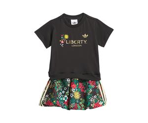 ADIDAS ORIGINALS Vestido 'Adidas Originals x Liberty London' oro / esmeralda / rojo / negro 98 oro / esmeralda / rojo / negro
