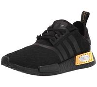 adidas Originals Women's NMD_R1 Sneaker, Black/Black/Gold Metallic, 7