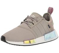 adidas Originals Women's NMD_R1 Sneaker, Feather Grey/Feather Grey/Violet Tone, 8.5