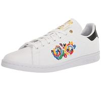 adidas Originals Women's Stan Smith Sneaker, White/Supplier Colour/Gold Metallic, 9
