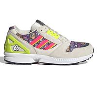 adidas Originals Zx 8000 - Zapatos para hombre, Chalk White/Solar Pink/Team Semi Sol Yellow, 9.5