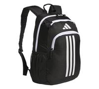 adidas Originator Small Backpack for Men and Women, Athletic Book Bag with Laptop Sleeve, Black/White, One Size