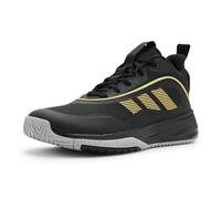 Adidas Own The Game 3.0 - Tenis de Baloncesto para Hombre, Negro/Dorado Metálico/Gris Sólido, 9 US