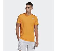 adidas Own The Run Tee, T-Shirt Hombre, Orange Rush/Reflective Silver, M