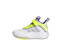 adidas OWNTHEGAME 3.0 Shoes, Zapatillas de Baloncesto, FTWR White/Grey Two/Solar Slime, 30.5 EU