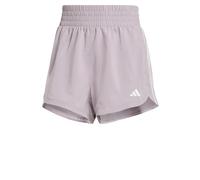 Adidas Pacer - Pantalones Cortos de Entrenamiento para Mujer, 3 Rayas, Talle Alto, Talla XL, 7,6 cm
