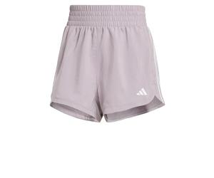 Adidas Pacer - Pantalones Cortos de Entrenamiento para Mujer, 3 Rayas, Talle Alto, Talla XL, 7,6 cm