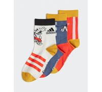 adidas Pack de 3 pares de calcetines de niños Disney's Mickey Mouse adidas. Multicolor 25-27