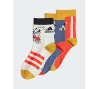 adidas Pack de 3 pares de calcetines de niños Disney's Mickey Mouse adidas. Multicolor 31-33