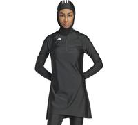adidas Padded 3 Stripes Longsleeve Swim Top Camiseta, Black, 22 para Mujer
