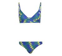 adidas Padded Football-Inspired 2-Way Strap Triangle Bikini Set Juego de Bikini Mujer