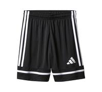ADIDAS Pantalón corto infantil, cintura elástica. (negro, 128)