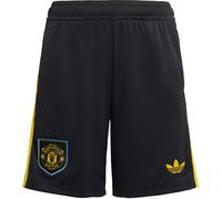Adidas - Pantalón corto Manchester United Tercera Equipación 2025-2026 Niño, Unisex, Black, 152 cm