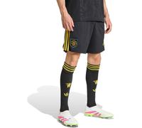 Adidas - Pantalón corto Manchester United Tercera Equipación 2025-2026, Unisex, Black, S