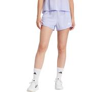 Adidas - Pantalón corto Pacer Knit High, Mujer, violet tone-white, S