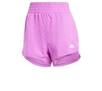 adidas Pantalón Corto Pacer Training de Talle Alto con 3 Rayas para Mujer, L 5 Pulgadas