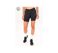 adidas pantalón corto Run Fast 2 en 1 vêtement running femme déstockage XS Noir