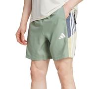Adidas - Pantalón corto Train Essentials Seasonal Colorblock, Hombre, Silver Green, S