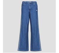 adidas Pantalón de campana Adicolor Denim 3-Stripes Track Pants in Azul US 26 / 32