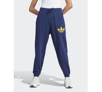 adidas Pantalón de hombre Pearl Trefoil Cuffed Adidas Originals. Azul L