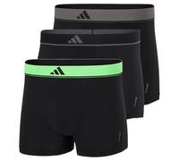 adidas Trunk (3pk) -Active Micro Flex Eco-Bequeme Unterwäsche Pantalones Cortos, Assorted_4am014, M Hombres