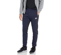 adidas Pantalones de forro polar Essentials Colorblock para hombre, Tinta, negro, Large