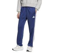 adidas - Pantalones deportivos para hombre de tricot con 3 rayas y dobladillo abierto de ajuste regular, Azul oscuro, 3XL