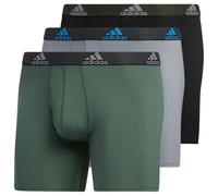 adidas Performance (3-Pack) Boxer Brief Discontinued Calzoncillos Tipo, Óxido Verde/Gris/Azul Pulso, XL (Pack de 3) para Hombre
