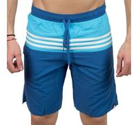 Adidas Performance 3S Colorblock Boardshorts Bañador Azul Cyan