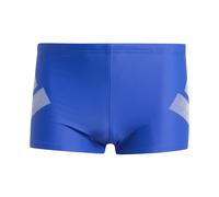 adidas Hombre Big Bars Boxers Swimwear, Semi Lucid Blue/White, 30