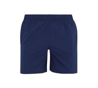 adidas Hombre Solid CLX Short-Length Swim Shorts, Dark Blue/Black, S