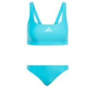 ADIDAS PERFORMANCE Bikini deportivo '3-Stripes V-Back' aqua / blanco S aqua / blanco