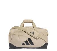 adidas Unisex Adulto Training Defender Duffle Bag Small Duffel_Bag, Khaki Three/Black, One Size
