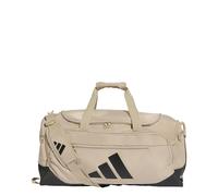 adidas Unisex Adulto Training Defender Duffle Bag Medium Duffel_Bag, Khaki Three/Black, One Size
