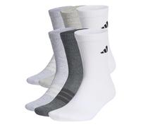 ADIDAS PERFORMANCE Calcetines deportivos 'CUSHIONED CREW 6 PAIR PACK' gris claro / gris moteado / negro / blanco 46-48 gris claro / gris moteado / negro / blanco