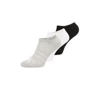 adidas Unisex niños Cushioned Low-Cut Socks 3 Pairs, Medium Grey Heather/White/Black, 6-7 Years