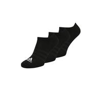 adidas Unisex niños Cushioned Low-Cut Socks 3 Pairs, Black / White, 7-8 Years