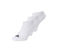 adidas Unisex adulto Cushioned Low-Cut Socks 3 Pairs, White / Black, 10.5-12.5
