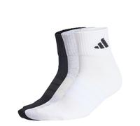adidas Unisex adulto Cushioned Sportswear Ankle Socks 3 Pair Pack, medium grey heather/white/black, 42-45