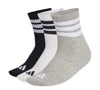 Calcetines adidas 3 bandas ess mid 3p brgrin/blanco/negro 37 - 39