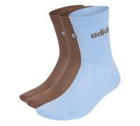 ADIDAS PERFORMANCE Calcetines deportivos 'Linear Crew' azul claro / marrón 37-39 EUR