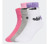 Calcetines adidas Linear Ank 5P Infantil Rosa 28 - 30